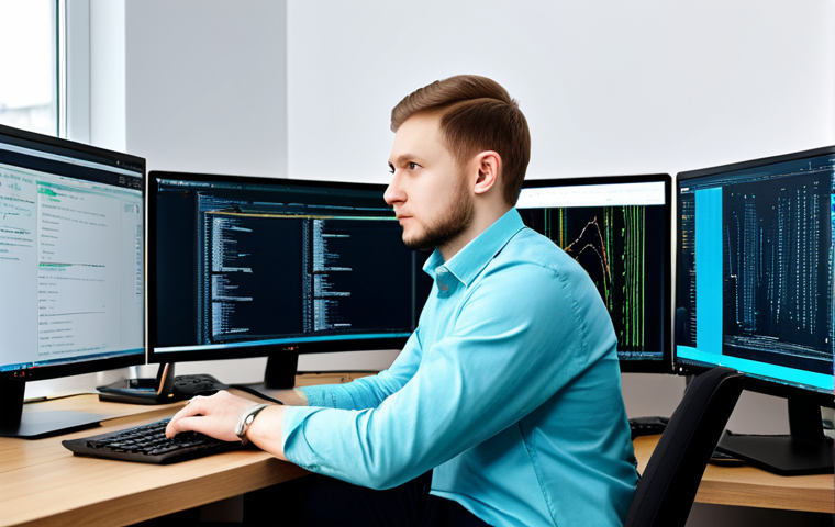 **

"A professional programmer working at a computer in a modern Moscow office, wearing a stylish, fully clothed business casual outfit appropriate for a tech company in Russia, surrounded by monitors and coding equipment, safe for work, perfect anatomy, correct proportions, natural pose, high-quality rendering, appropriate content, family-friendly, professional, modest clothing, well-formed hands, proper finger count, natural body proportions."

**