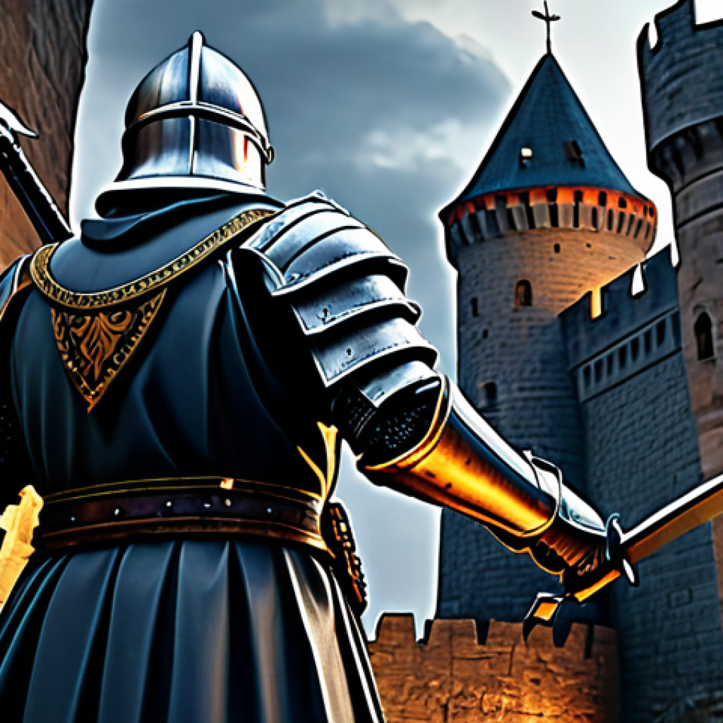 Fortress Under Siege**
"A medieval fortress under digital siege, firewalls as castle walls, data streams as arrows, a knight in digital armor defending against cyber attacks, safe for work, appropriate content, fully clothed, professional, perfect anatomy, natural proportions, well-formed hands, digital art, dramatic lighting, family-friendly."
**