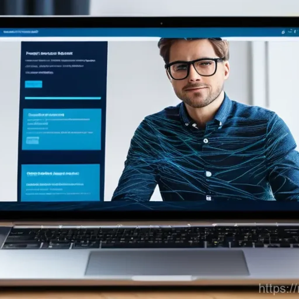 AI를 이용한 해킹 기법 - **AI-Powered Phishing - The Deceptive Email:** A professional adult, casually dressed in a modern ho...